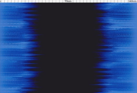 Preview: Lycra stripe shading - col. blau-schwarz