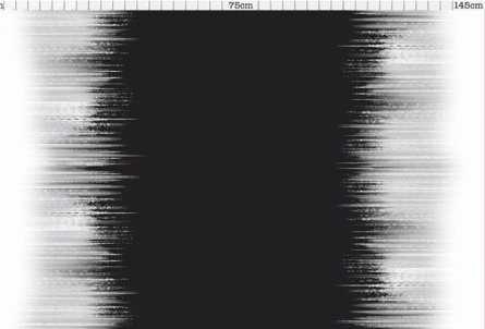 Preview: Lycra stripe shading - col. weiss-schwarz