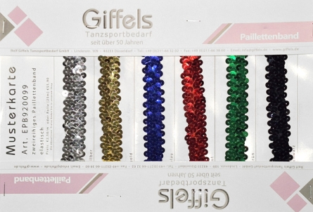 Musterkarte - Paillettenband EPB920099