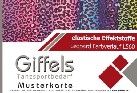 Musterkarte - Leopad Farbverlauf L560