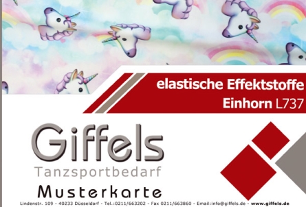 Musterkarte - Einhorn