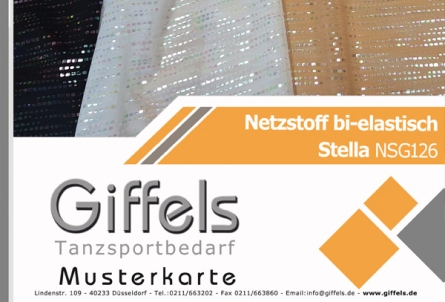 Musterkarte - Netzstoff Design Stella - NSG126