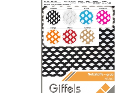 Preview: Netzstoff - extra grob u. regelmäßig