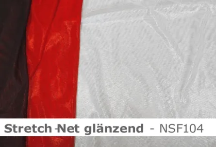 Netzstoff glänzend