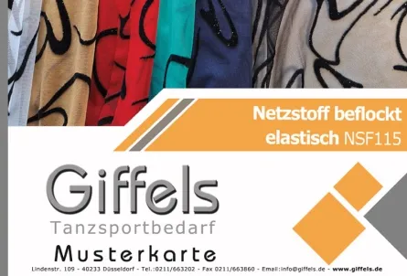 Musterkarte-elastischer Netzstoff mit Glitzer