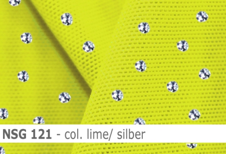 Stretch net - weicher Netzstoff mit Pailletten - Reste