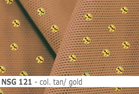 Stretch net - weicher Netzstoff mit Pailletten