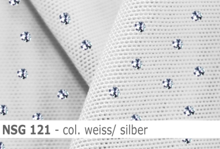 Stretch net - weicher Netzstoff mit Pailletten - Reste