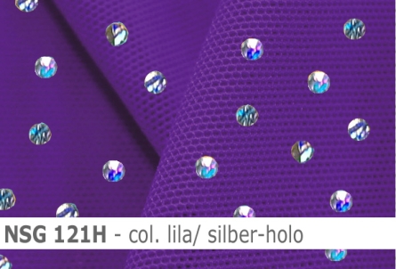 Stretch net - weicher Netzstoff mit Holo-Pailletten - Reste