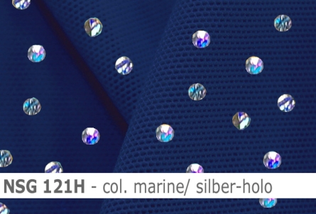 Stretch net - weicher Netzstoff mit Holo-Pailletten - Reste