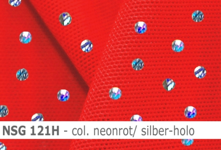 Stretch net - weicher Netzstoff mit Holo-Pailletten - Reste