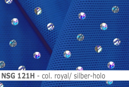 Stretch net - weicher Netzstoff mit Holo-Pailletten - Reste