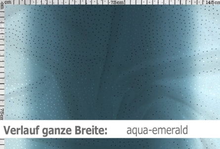 Netzstoff mit Farbverlauf & Pailletten - Reste