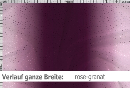 Netzstoff mit Farbverlauf & Pailletten - Reste
