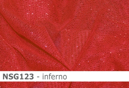 Netzstoff mit Glitzer - Reste