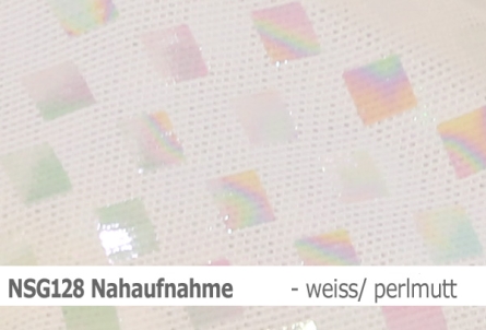 Stretch net - Netzstoff mit quadrat. Pailletten - Reste