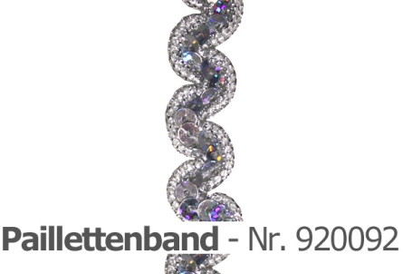 Preview: Holo Paillettenband - Lurex-Wellen