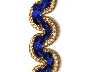 Paillettenband - Lurex-Wellen