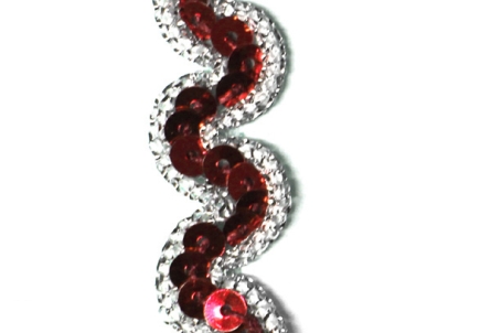 Paillettenband - Lurex-Wellen