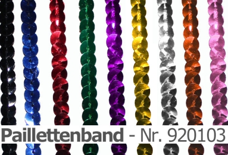 Paillettenband 1reihig