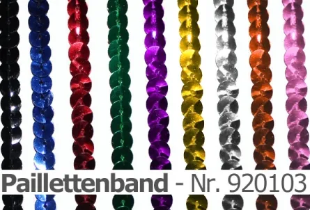 Paillettenband 1reihig