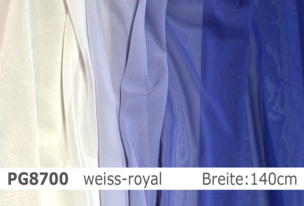 Polyester Georgette - Farbverlauf - Reste