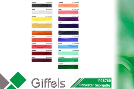 Polyester Georgette - made in japan