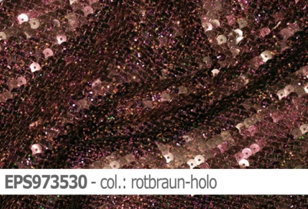 elastischer Holo-Paillettenstoff - Reste