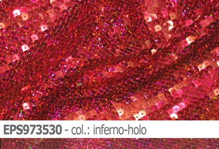 elastischer Holo-Paillettenstoff - Reste