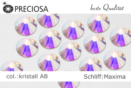 Preview: Preciosa MAXIMA Strass SS12/Ø:3,1mm - kristallAB