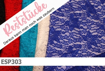 elastische Spitze mit Pailletten