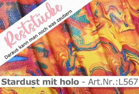 Lycra - Design Stardust mit Lurex - Reste