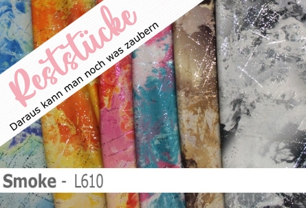 bedruckter Lycra - Design Smoke mit Foil