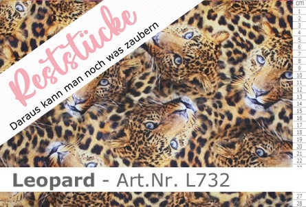 Lycra - Design Leopard - Reste