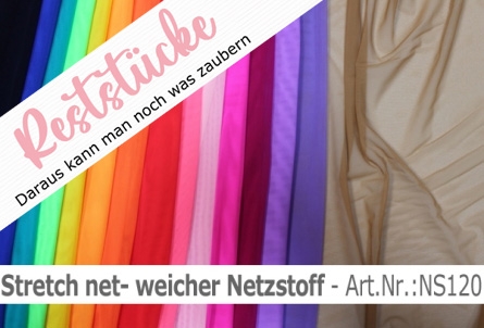 Stretch net - weicher Netzstoff - Reste