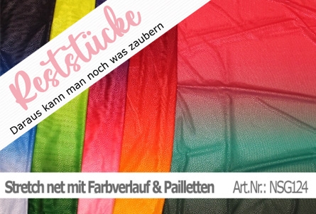 Netzstoff mit Farbverlauf