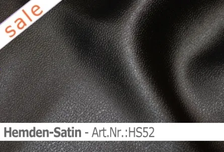 Hemden-Satin mit Lederprägung