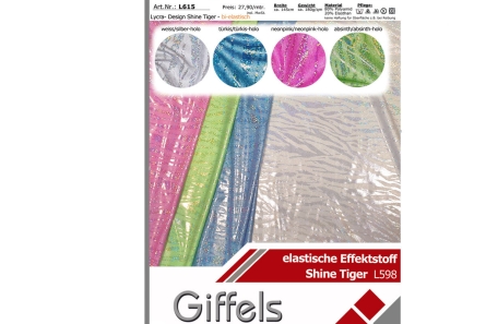 Preview: Lycra - Design Shine -Tiger