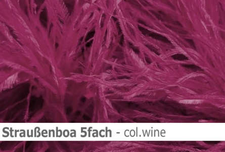 Straussen-Boa 5fach male