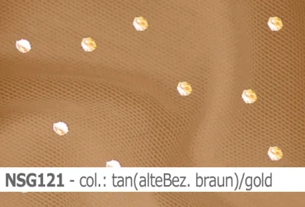 Stretch net mit Glitzer - weicher Netzstoff