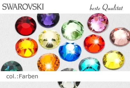 Swarovski HOTFIX Strass SS16/Ø:3,9mm - Farben