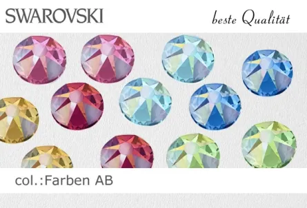 Swarovski HOTFIX Strass SS20/Ø:4,7mm - Farben AB