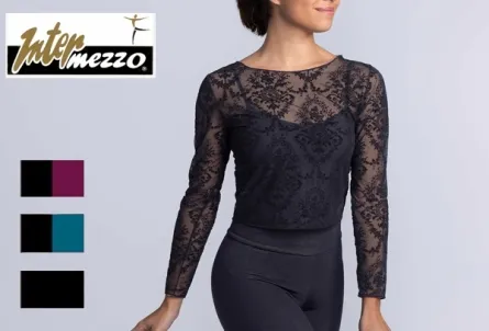 Top aus beflocktem Netz - Art. 6583 sale