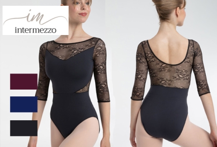 Preview: Trikot mit Spitze und 3/4 Arm - Art. 31625