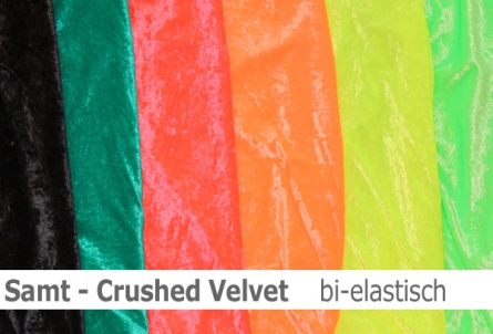 Preview: Samt/ Crushed Velvet - bi-elastisch