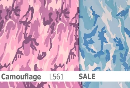 Lycra - Design Camouflage - sale