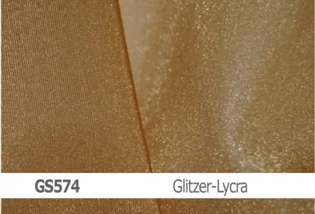 Glitzer Lycra - col. american tan