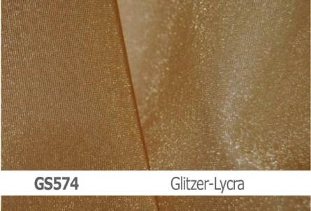 Preview: Glitzer Lycra - col. american tan