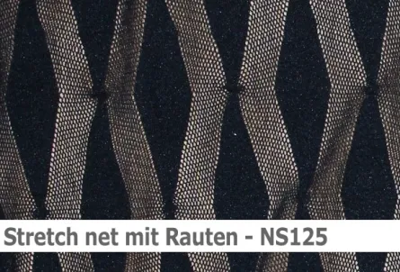 Netzstoff mit Rautenmotiv