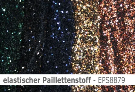 elastischer Paillettenstoff